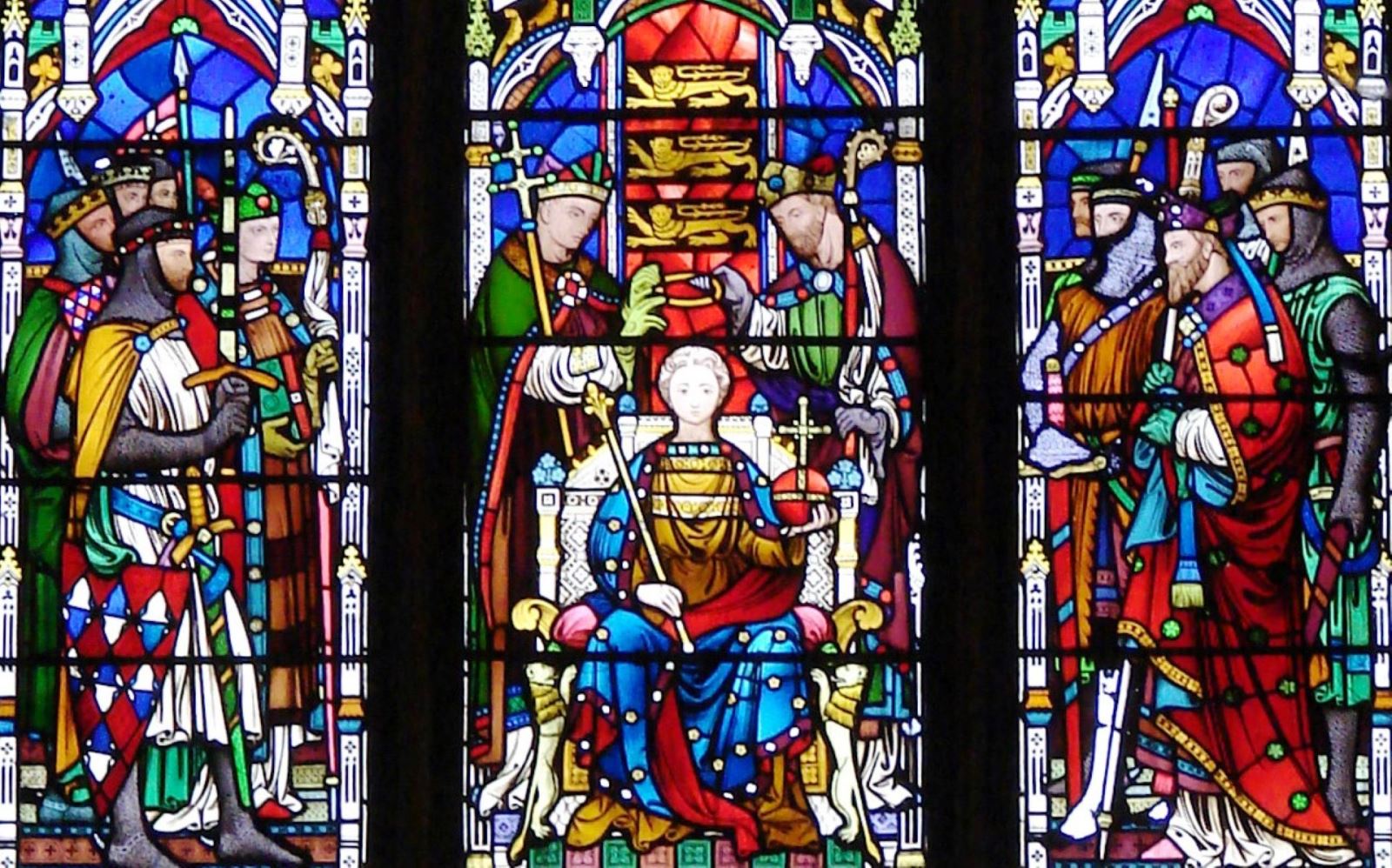 Henry III Coronation Window Gloucester Cathedral